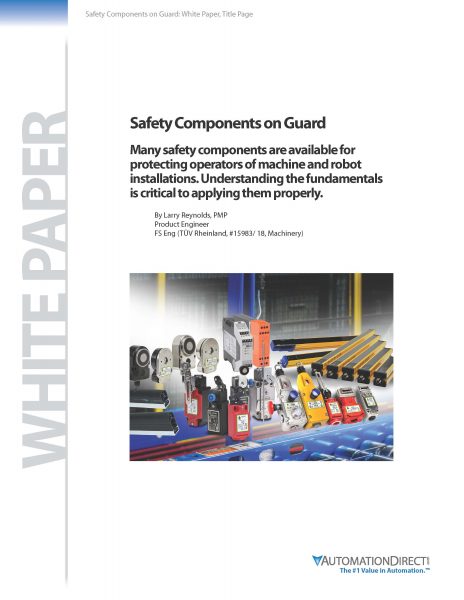 AutomationDirect releases “Safety Components on Guard” white paper