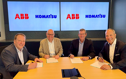 Komatsu, ABB Collaborate to Enable Net Zero Emissions for Heavy Industrial Machinery